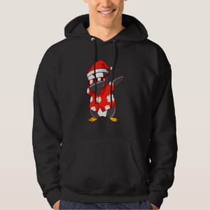 Christmas In July Dabbing Penguin Hoodie
