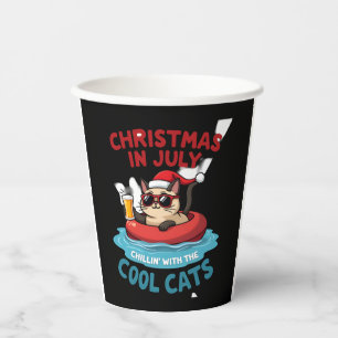 Christmas In July Daddy Mommy Chillin With The Sia Paper Cups