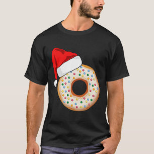 Christmas In July Doughnut Sprinkles Santa Hat Sum T-Shirt