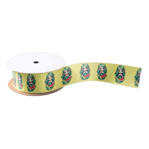 Christmas in July Elf  Mermaid Thunder_Cove  Satin Ribbon