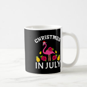 Christmas In July Flamingo Hawaiian Summer Beach V Coffee Mug