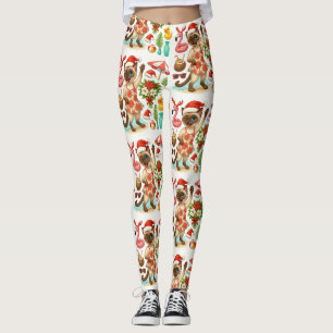 Christmas in July for Cat Lovers Leggings