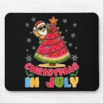 Christmas In July Funny Santa Watermelon Xmas Tree Mouse Pad<br><div class="desc">Christmas In July Funny Santa Watermelon Xmas Tree Summer</div>