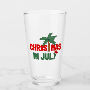 CHRISTMAS IN JULY GLASS