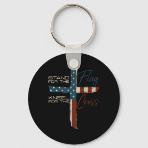 Christmas In July Hawaiian Santa American Pride 4t Key Ring