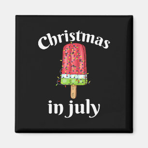 Christmas In July Ice Cream Christmas Tree Summer  Magnet