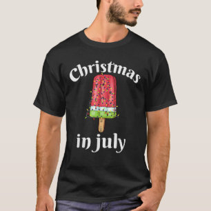 Christmas In July Ice cream Christmas Tree Summer T-Shirt