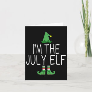 Christmas In July Matching Family Funny I'm The Ju Card