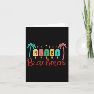 Christmas In July Merry Beachmas Summer Vacation Card