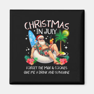 Christmas In July Palm Tree Beach Summer Hawaii Sa Magnet