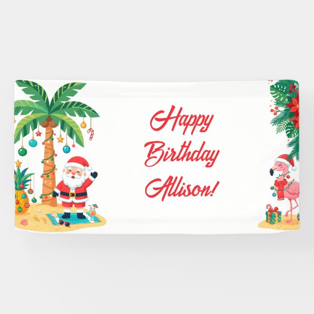 Christmas in July Party Banner (Horizontal)
