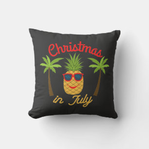 Christmas In July Pineapple T-Shirt Baby Bodysuit Cushion