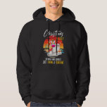 Christmas in July Retro Santa No Milk & Cookies Ju Hoodie<br><div class="desc">Christmas in July Retro Santa No Milk & Cookies Just Drink</div>