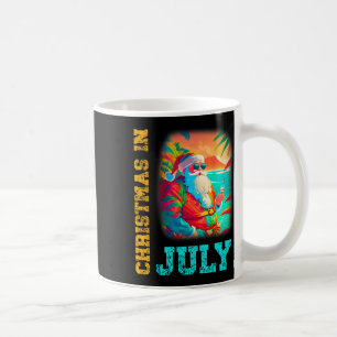 Christmas In July Santa Beach Summer Summer Coffee Mug