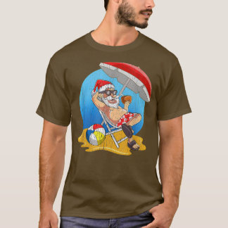 Christmas in July Santa Hawaiian T  T-Shirt