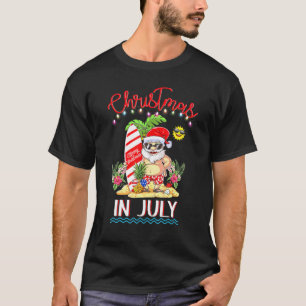 Christmas In July Santa Summer Beach Vacation 11 T-Shirt
