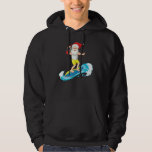 Christmas In July Santa Surfing Santa Hat Beach Su Hoodie<br><div class="desc">Christmas In July Santa Surfing Santa Hat Beach Summer</div>