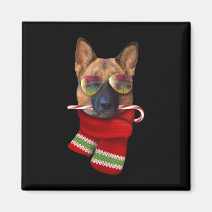 Christmas In July Shirt German Shepherd Sungles Do Magnet