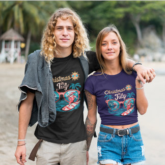 Christmas In July Shirt, Summer Santa Claus T-Shirt