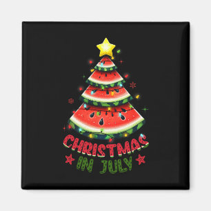 Christmas In July Shirts Women Men Kids Watermelon Magnet