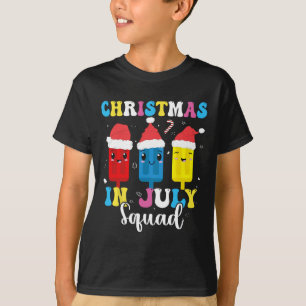 Christmas In July Squad Funny Summer Xmas Men Wome T-Shirt