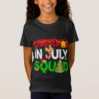 Christmas In July Squad Funny Summer Xmas