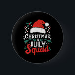 Christmas In July Squad Shirt Family Vacation Summ 6 Cm Round Badge<br><div class="desc">Christmas In July Squad Shirt Family Vacation Summer Outfits</div>