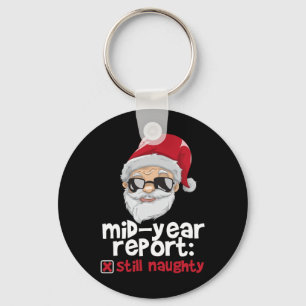 Christmas In July Still Naughty Funny Key Ring
