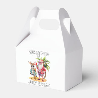 Christmas in July Summer Beach Vacation Xmas Ugly  Favour Box