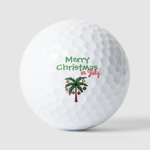 Christmas in July Summer Christmas Party Golf Balls