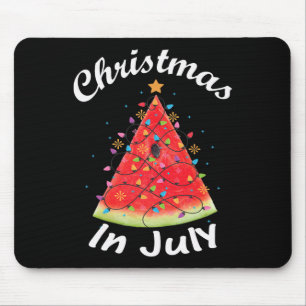 Christmas In July Summer Design Melon Christmas Tr Mouse Pad