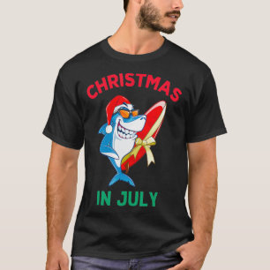 Christmas In July Summer Vacation Beach Men Women  T-Shirt
