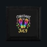 Christmas In July Summer Vacation  Gift Box<br><div class="desc">Christmas In July Summer Vacation</div>