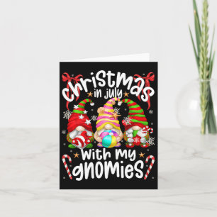 Christmas In July Summer Vacation Hanging With My Card