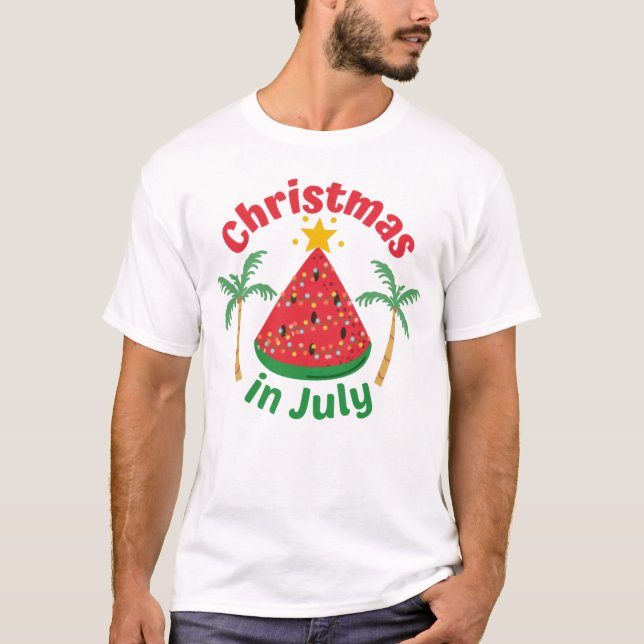 CHRISTMAS IN JULY T-Shirt (Front)