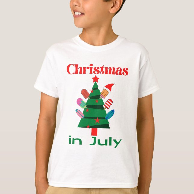 Christmas in july T-Shirt (Front)