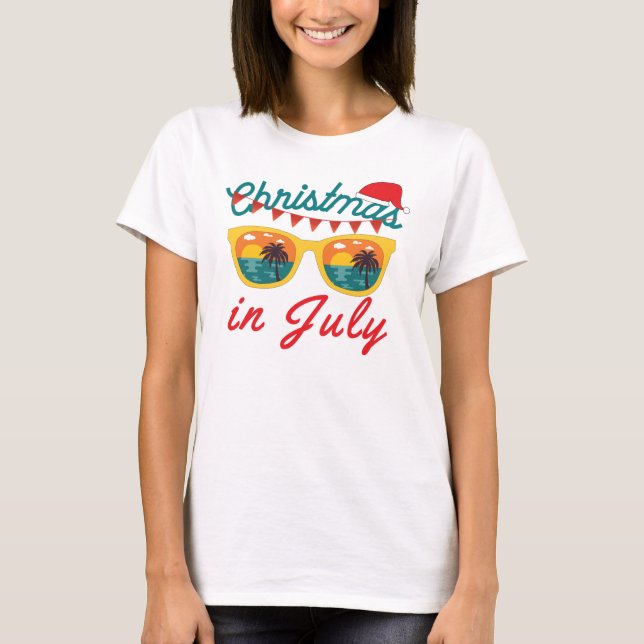 Christmas In July T-Shirt (Front)