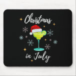 Christmas In July Tail Santa Hat Summer Women Men  Mouse Pad<br><div class="desc">Christmas In July Tail Santa Hat Summer Women Men V-neck</div>