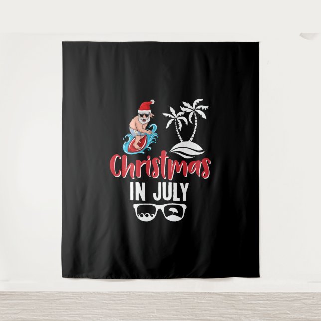 Christmas In July Tapestry (Front)