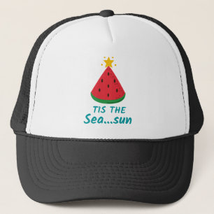 CHRISTMAS IN JULY TIS THE SEASON TRUCKER HAT