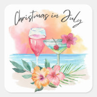 Christmas In July Tropical Beach Summer Party