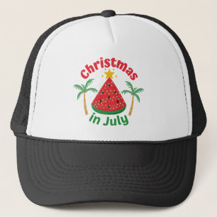 CHRISTMAS IN JULY TRUCKER HAT