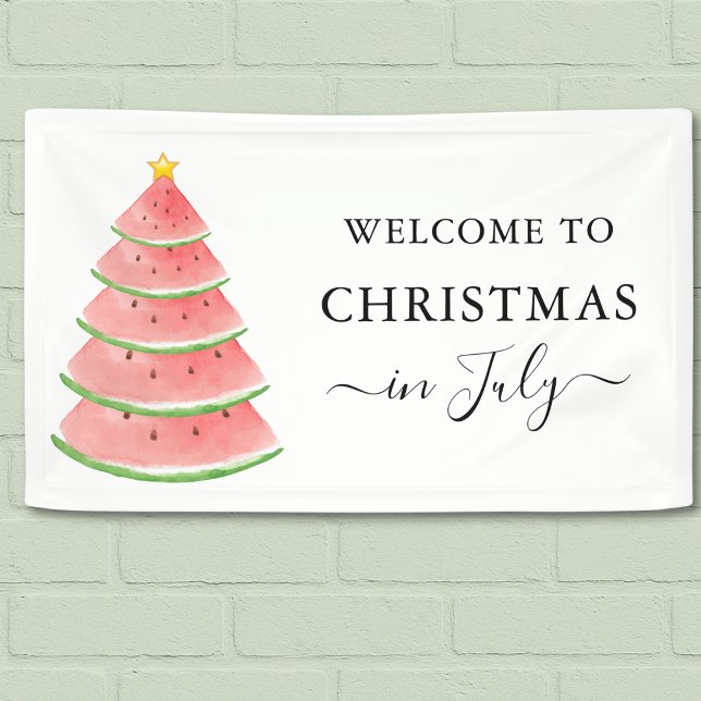 Christmas in July Watermelon Banner (Creator Uploaded)