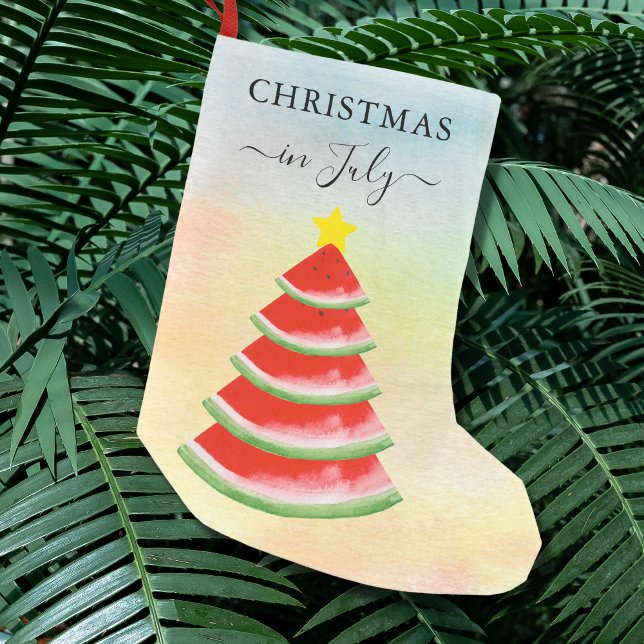 Christmas In July Watermelon Christmas Stocking (Creator Uploaded)