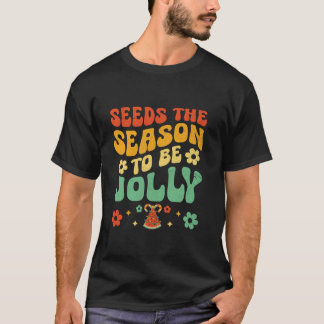 Christmas in July Watermelon Christmas Tree Light  T-Shirt