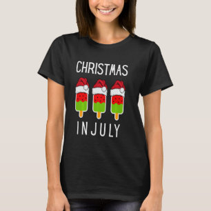 christmas in july watermelon ice funny christmas i T-Shirt