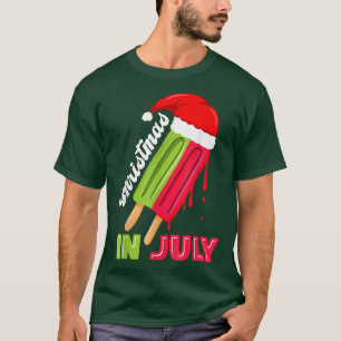 christmas in july watermelon ice pops, fun christm T-Shirt