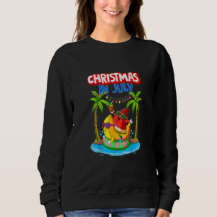 Christmas In July Watermelon Xmas Summer Men Women Sweatshirt