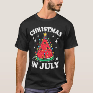 Christmas In July Watermelon Xmas Tree Summer Men  T-Shirt