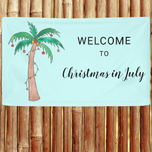 Christmas In July Welcome  Banner